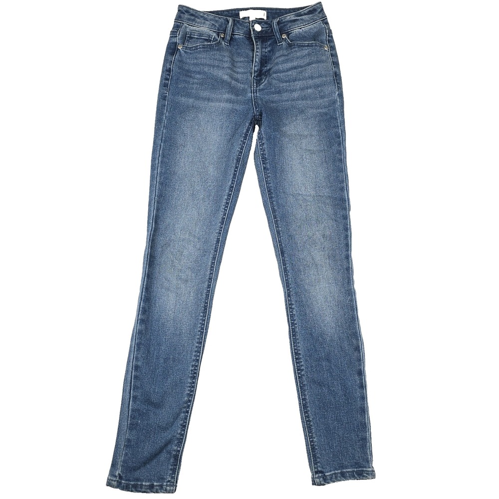 Harper Heritage‎ High Rise Skinny Women's Size 24 Light Wash Blue Denim Jeans